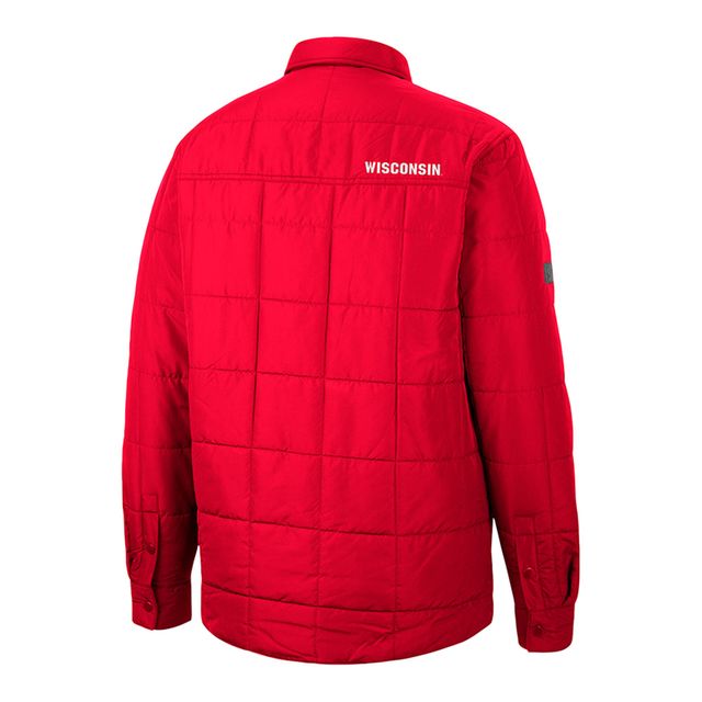 Veste matelassée Colosseum Red Wisconsin Badgers Detonate pour homme