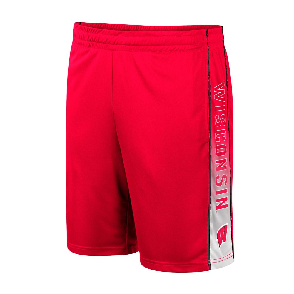 Men's Colosseum Red Wisconsin Badgers Lazarus Shorts