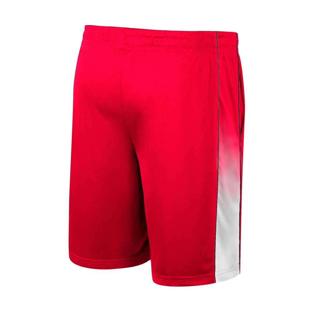 Men's Colosseum Red Wisconsin Badgers Lazarus Shorts