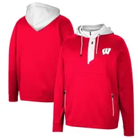 Sweat à capuche Colosseum Red Wisconsin Badgers Luge 3.0 pour homme