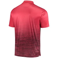 Men's Colosseum Red Wisconsin Badgers Marshall Polo