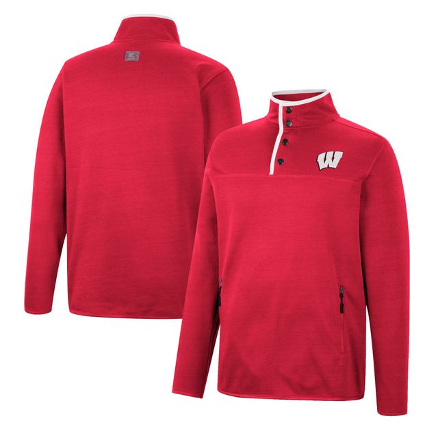 Veste Colosseum Red Wisconsin Badgers Rebound pour homme