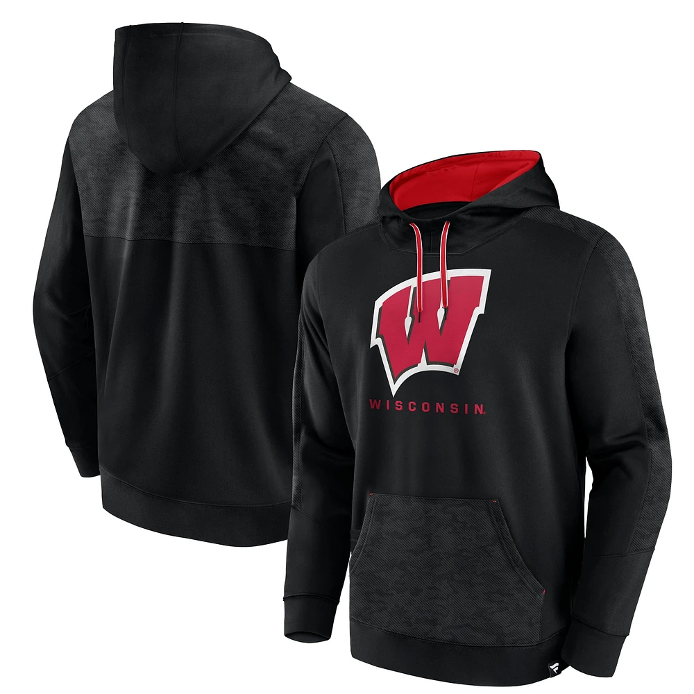 Men's Fanatics Wisconsin Badgers Defender Pullover Hoodie