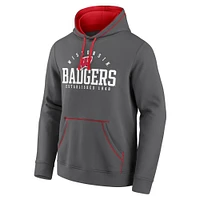 Men's Fanatics Wisconsin Badgers Toppler Fleece Pullover Hoodie