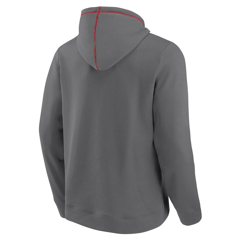 Men's Fanatics Wisconsin Badgers Toppler Fleece Pullover Hoodie