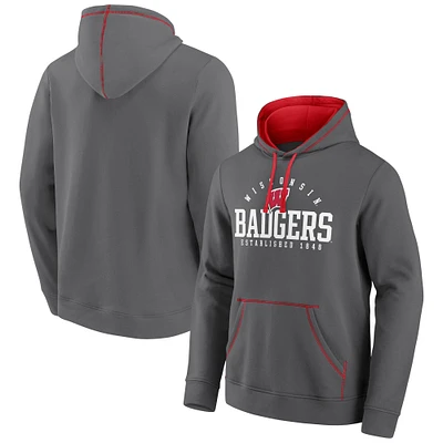 Men's Fanatics Wisconsin Badgers Toppler Fleece Pullover Hoodie