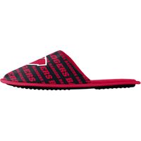 Men's FOCO Wisconsin Badgers Scuff Logo Slide Slippers