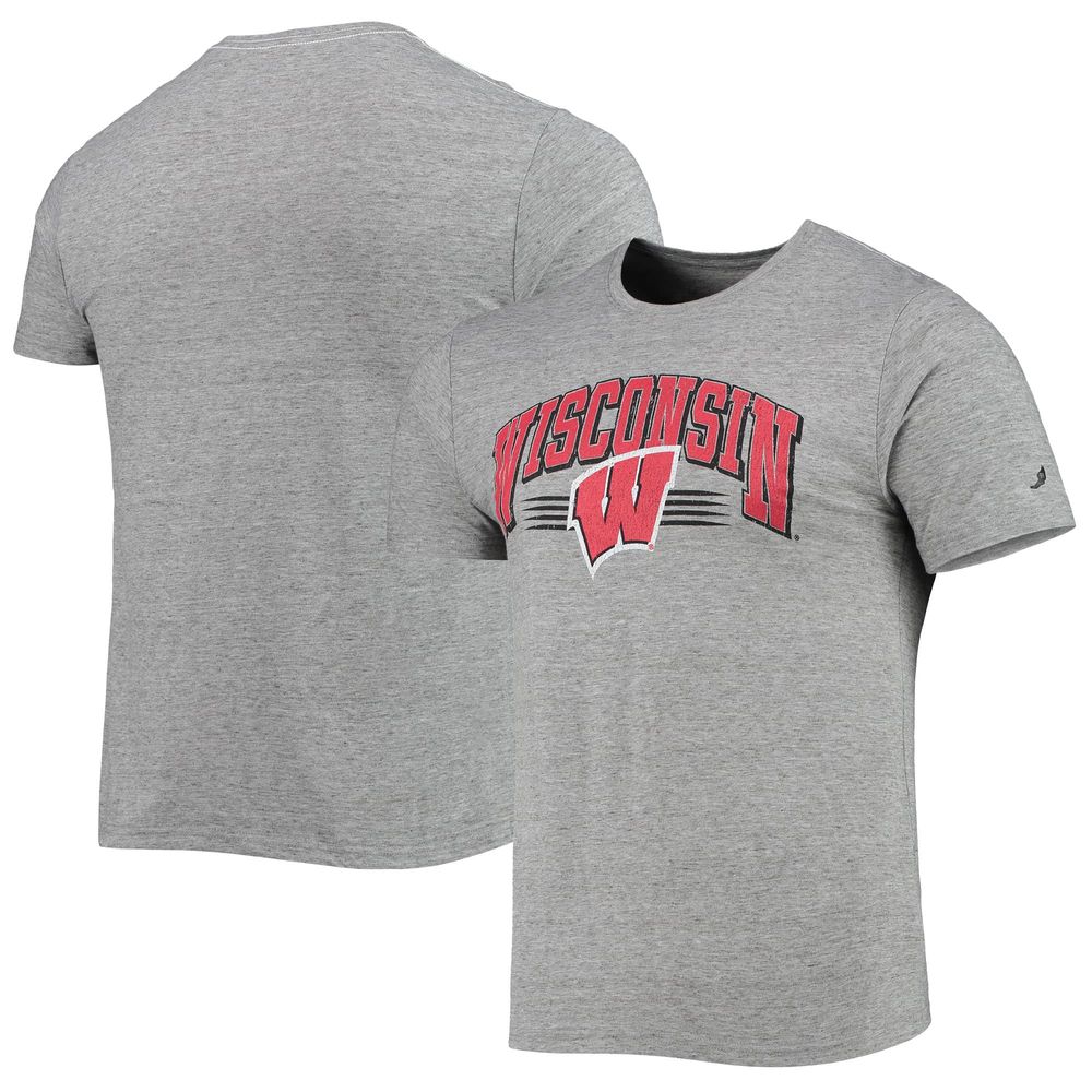 Men's League Collegiate Wear Heathered Gray Louisville Cardinals