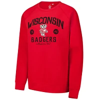 Sweat-shirt à enfiler Bendy Arch Essential 2.0 rouge des Wisconsin Badgers pour hommes