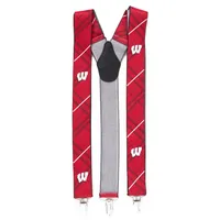 Bretelles Wisconsin Badgers rouges pour hommes