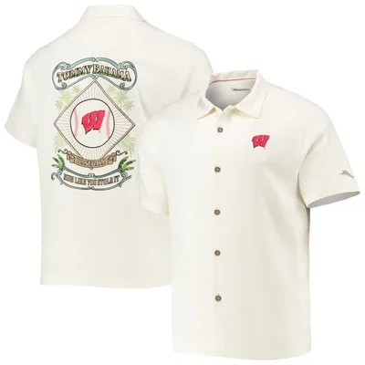 Lids Boston Red Sox Tommy Bahama Baseball Camp Button-Up Shirt