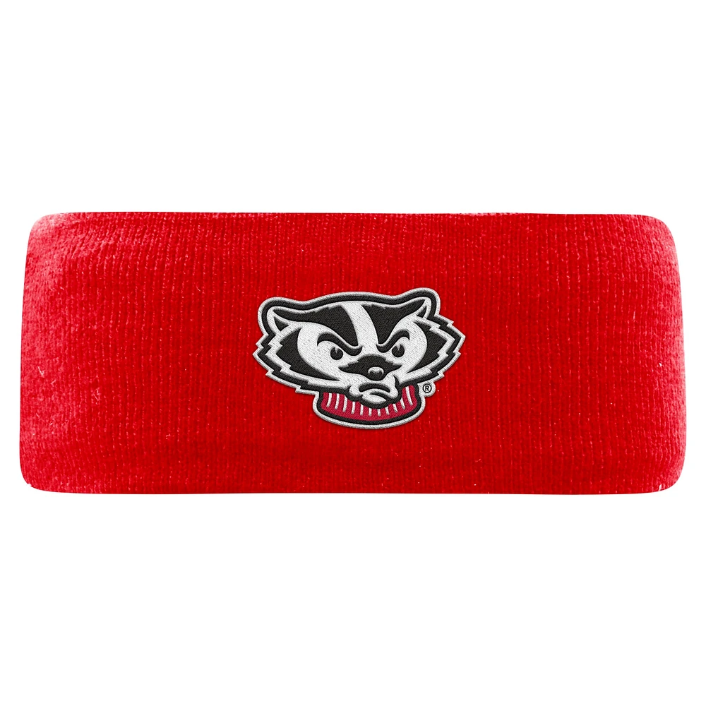 Bandeau tricoté rouge Wisconsin Badgers Top of the World pour homme