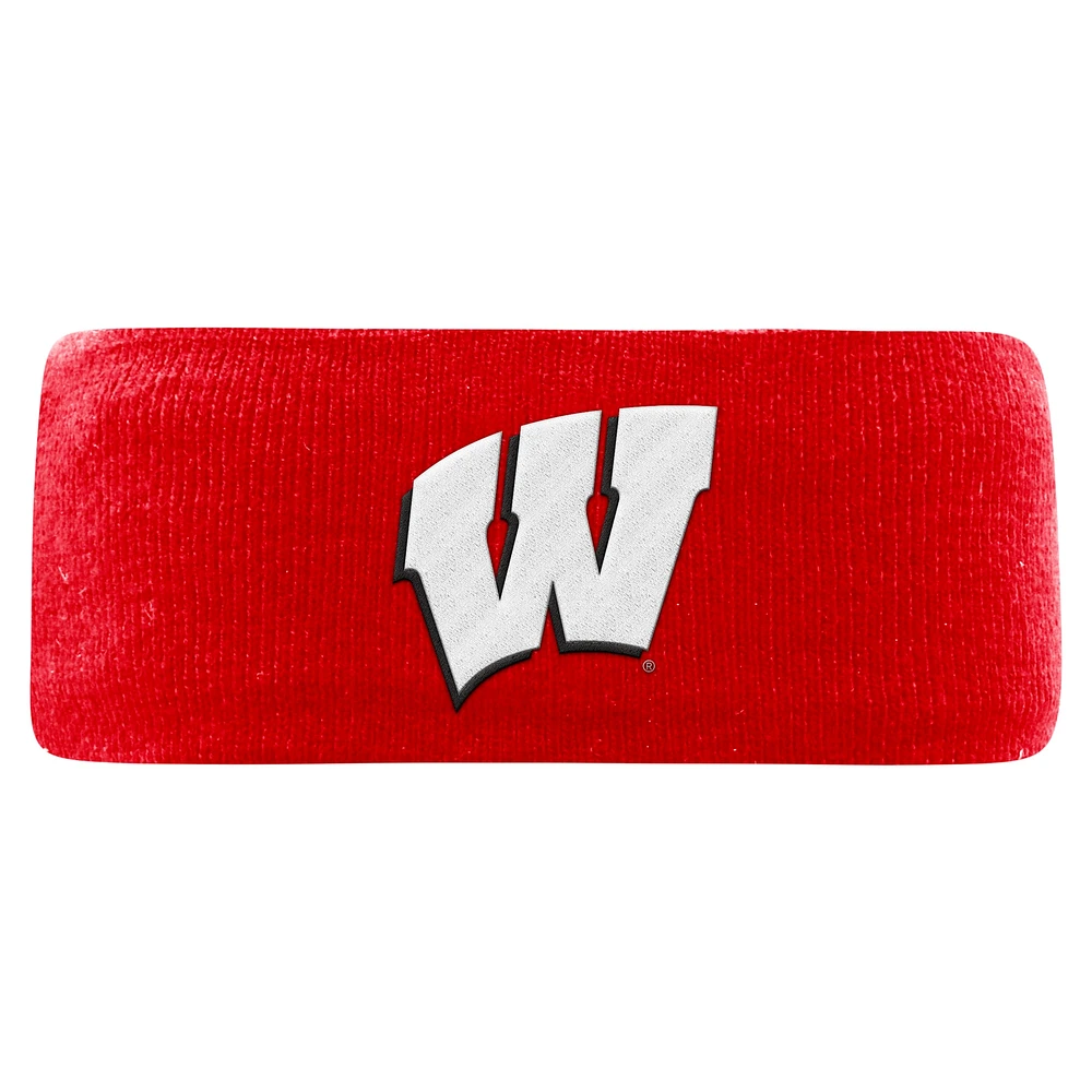 Men's Top of the World Red Wisconsin Badgers Knit Headband