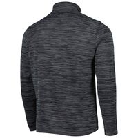 Men's Under Armour Black Wisconsin Badgers Tempo Fleece Quarter-Zip Jacket