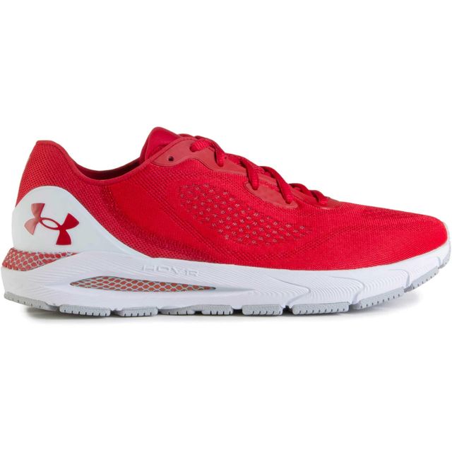 Under Armour Wisconsin Badgers HOVR Sonic 5 Chaussures de course pour homme Rouge