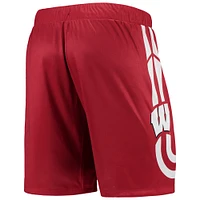 Men's Under Armour Red Wisconsin Badgers Replica Basketball Short