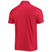 Men's Under Armour Red Wisconsin Badgers Sideline Chest Stripe Performance Polo