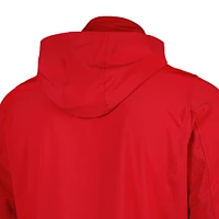 Under Armour Wisconsin Badgers Squad 3.0 Veste entièrement zippée pour homme Rouge