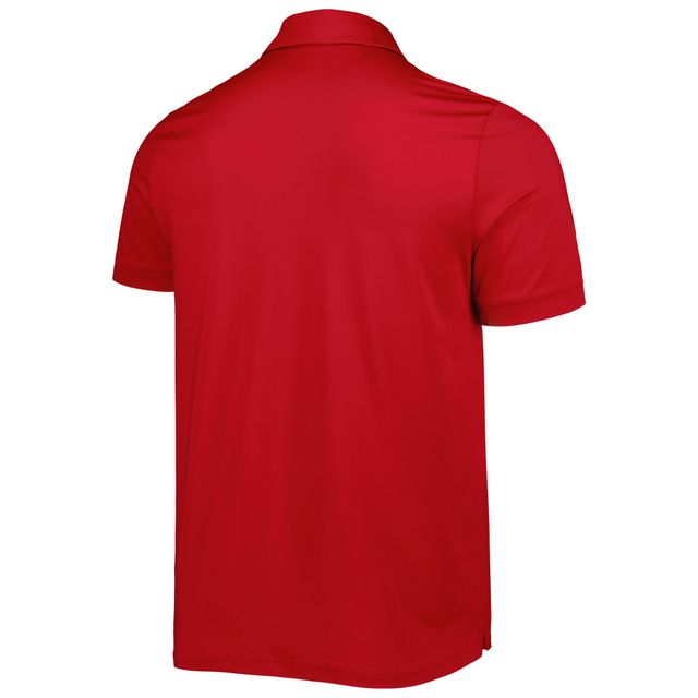 Under Armour Wisconsin Badgers Title Performance Polo rouge pour homme