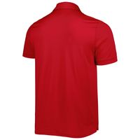 Men's Under Armour Red Wisconsin Badgers Title Performance Polo