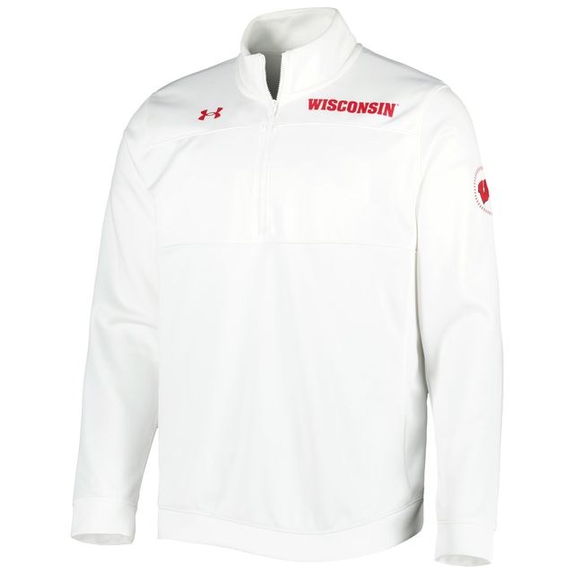 Under Armour Wisconsin Badgers Universal Veste à demi-fermeture éclair pour homme