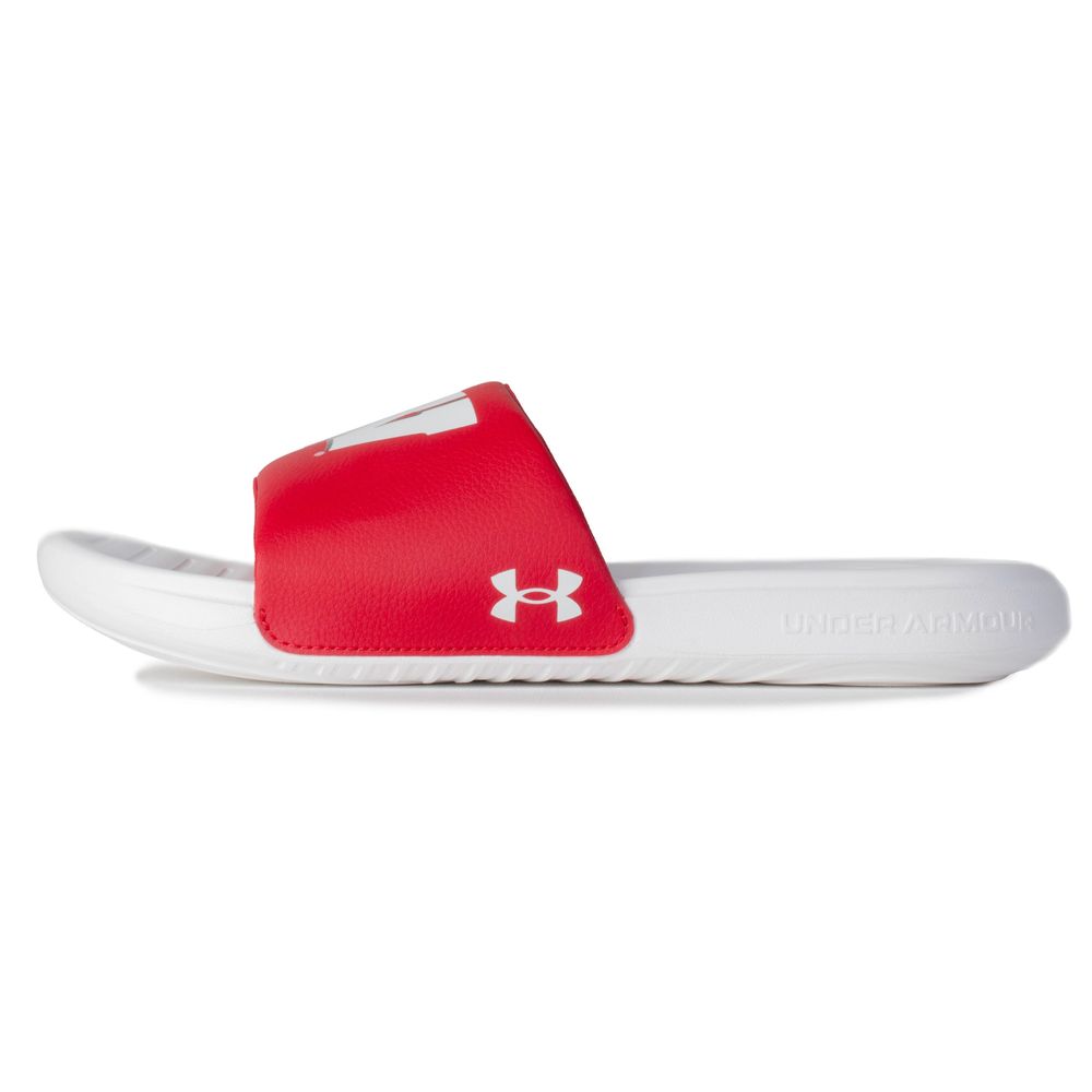 Men's Under Armour Wisconsin Badgers Ansa Slide Sandals