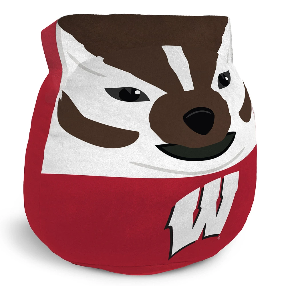 Oreiller mascotte en peluche Pegasus Wisconsin Badgers avec caractéristiques