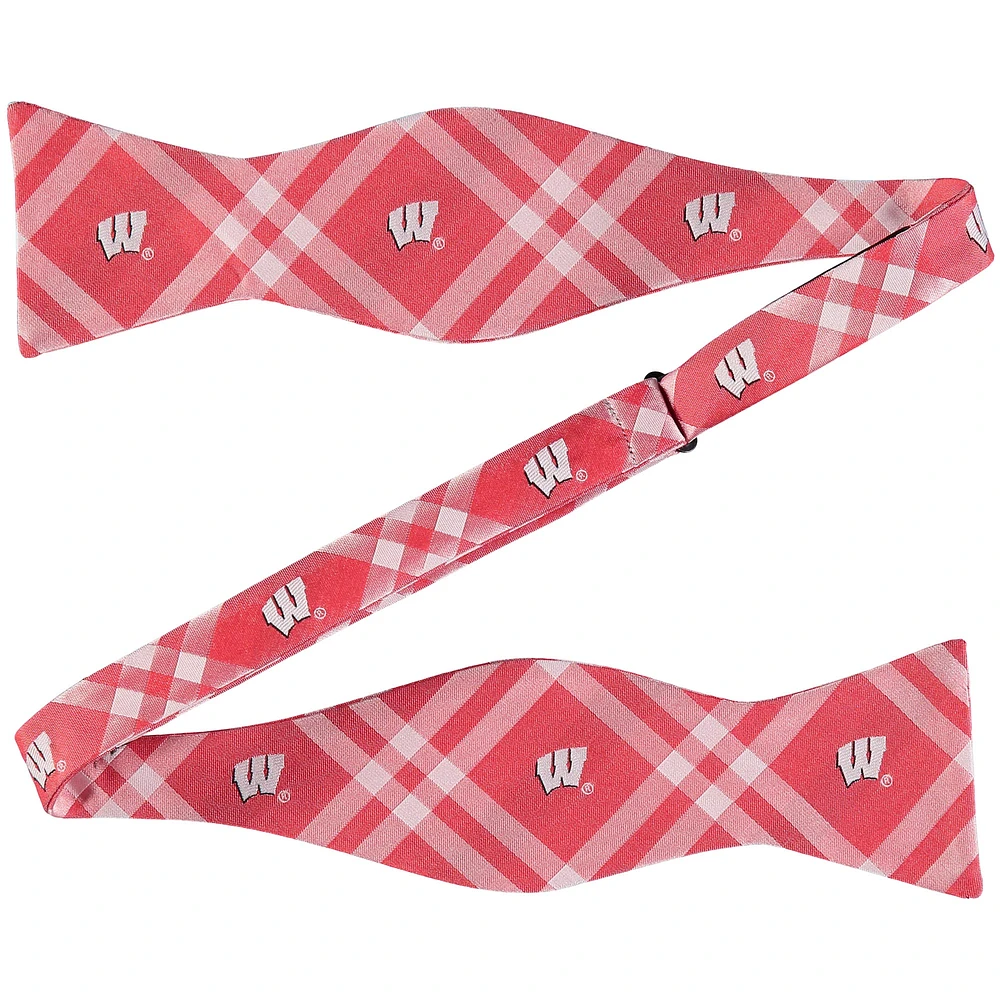 Red Wisconsin Badgers Rhodes Self-Tie Bow Tie