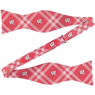 Red Wisconsin Badgers Rhodes Self-Tie Bow Tie