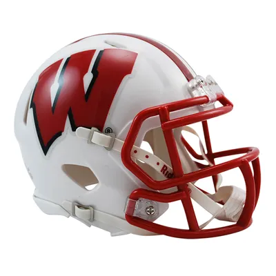 Mini casque de football Riddell Wisconsin Badgers Revolution Speed