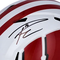 Casque réplique autographié Riddell Speed ​​des Wisconsin Badgers de Russell Wilson