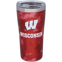 Blaireaux de Tervis Wisconsin 20 oz. Gobelet en acier inoxydable tie-dye