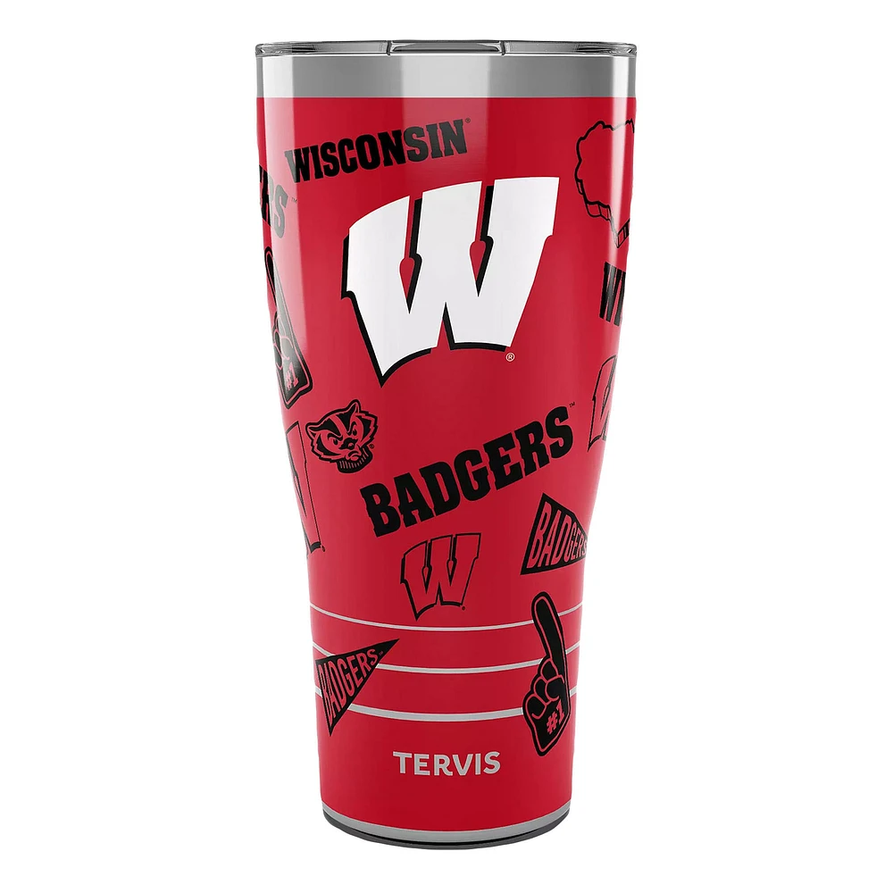 Tervis Wisconsin Badgers 30oz. Swag Tumbler With Slider Lid