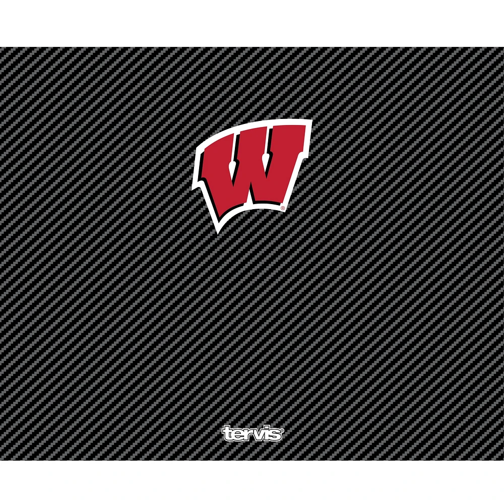 Tervis Wisconsin Badgers 40oz. Carbon Fiber Wide Mouth Water Bottle