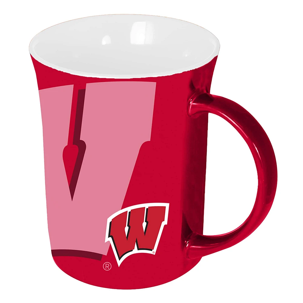 The Memory Company Badgers du Wisconsin 15oz. Tasse réfléchissante