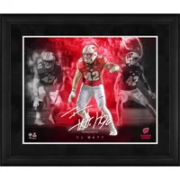 Lids Jonathan Taylor Wisconsin Badgers Fanatics Authentic Facsimile  Signature 15'' x 17'' Framed Stars of the Game Collage