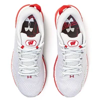 Chaussures de course Under Armour Wisconsin Badgers Infinite 5 grises