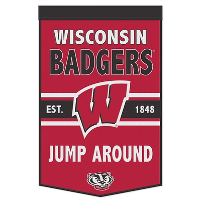 WinCraft Wisconsin Badgers 24" x 38" Slogan Banner