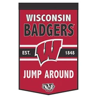 WinCraft Wisconsin Badgers 24" x 38" Slogan Banner