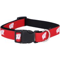 Wisconsin Badgers 1" Regular Dog Collar