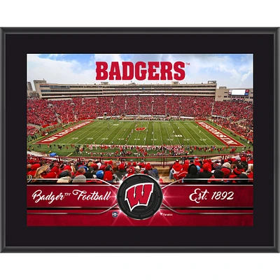 Wisconsin Badgers 10.5" x 13" Sublimated Team Plaque
