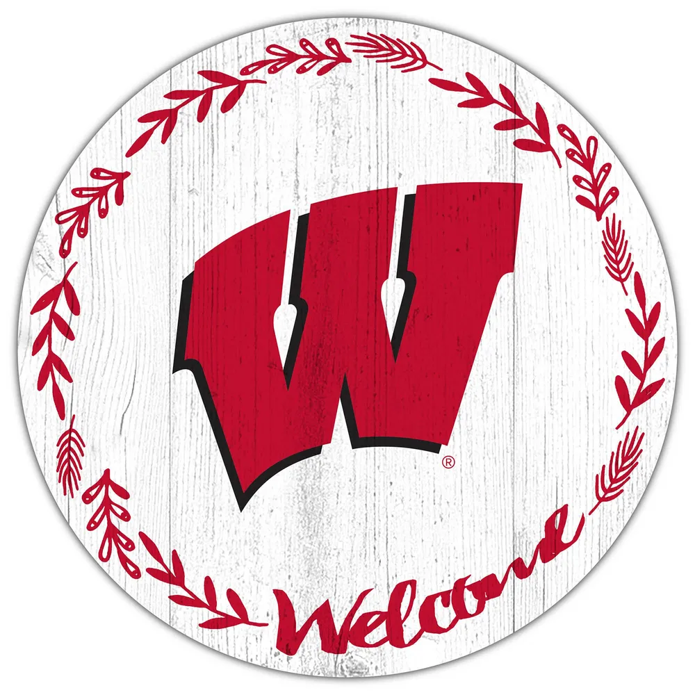 Lids Wisconsin Badgers 12 Welcome Circle Sign