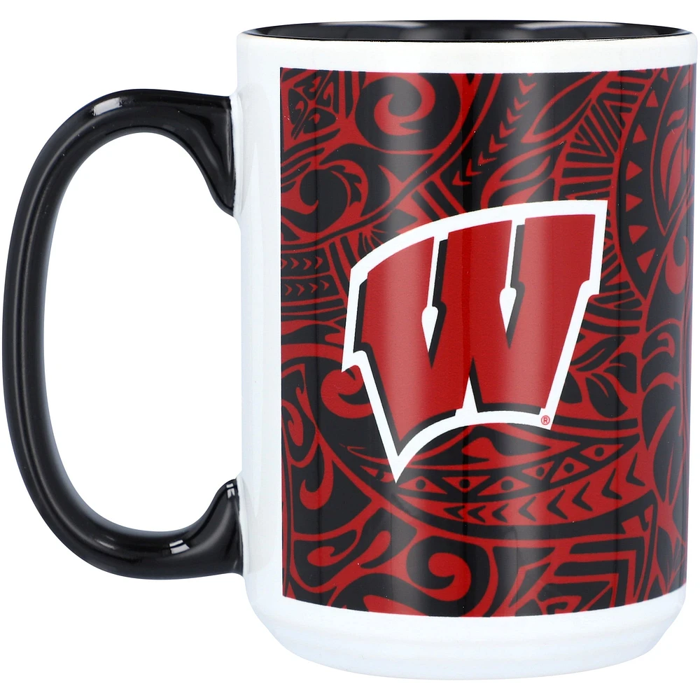 Blaireaux du Wisconsin 15 oz. Tasse Ohana