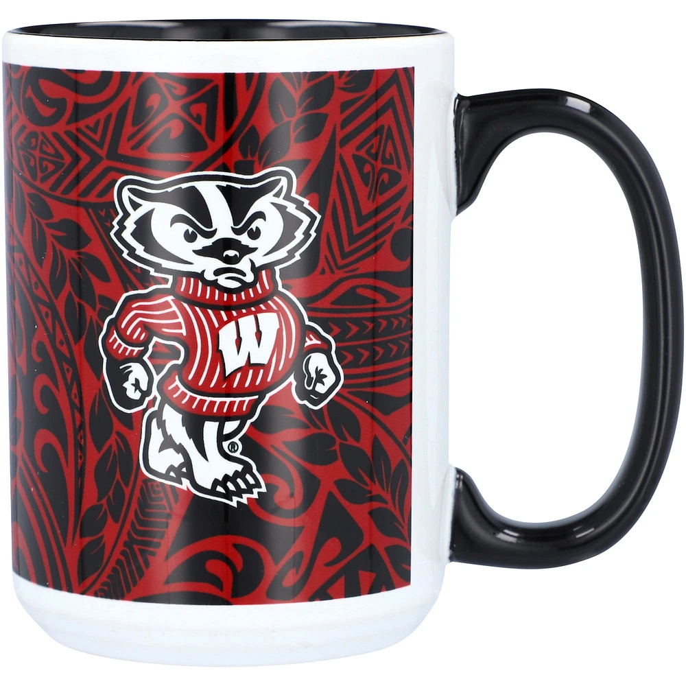 Blaireaux du Wisconsin 15 oz. Tasse Ohana