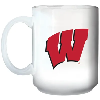 Wisconsin Badgers 15oz. Primary Logo Mug