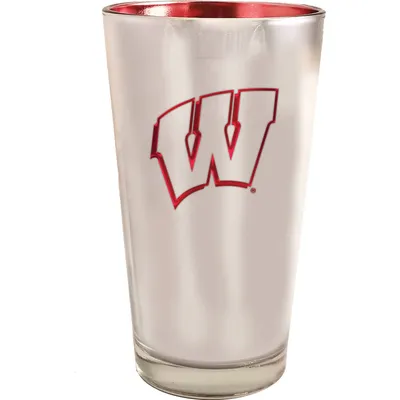 Wisconsin Badgers 16oz. Electroplated Pint Glass