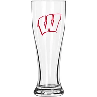 Verre à bière Pilsner de 16 oz des Wisconsin Badgers