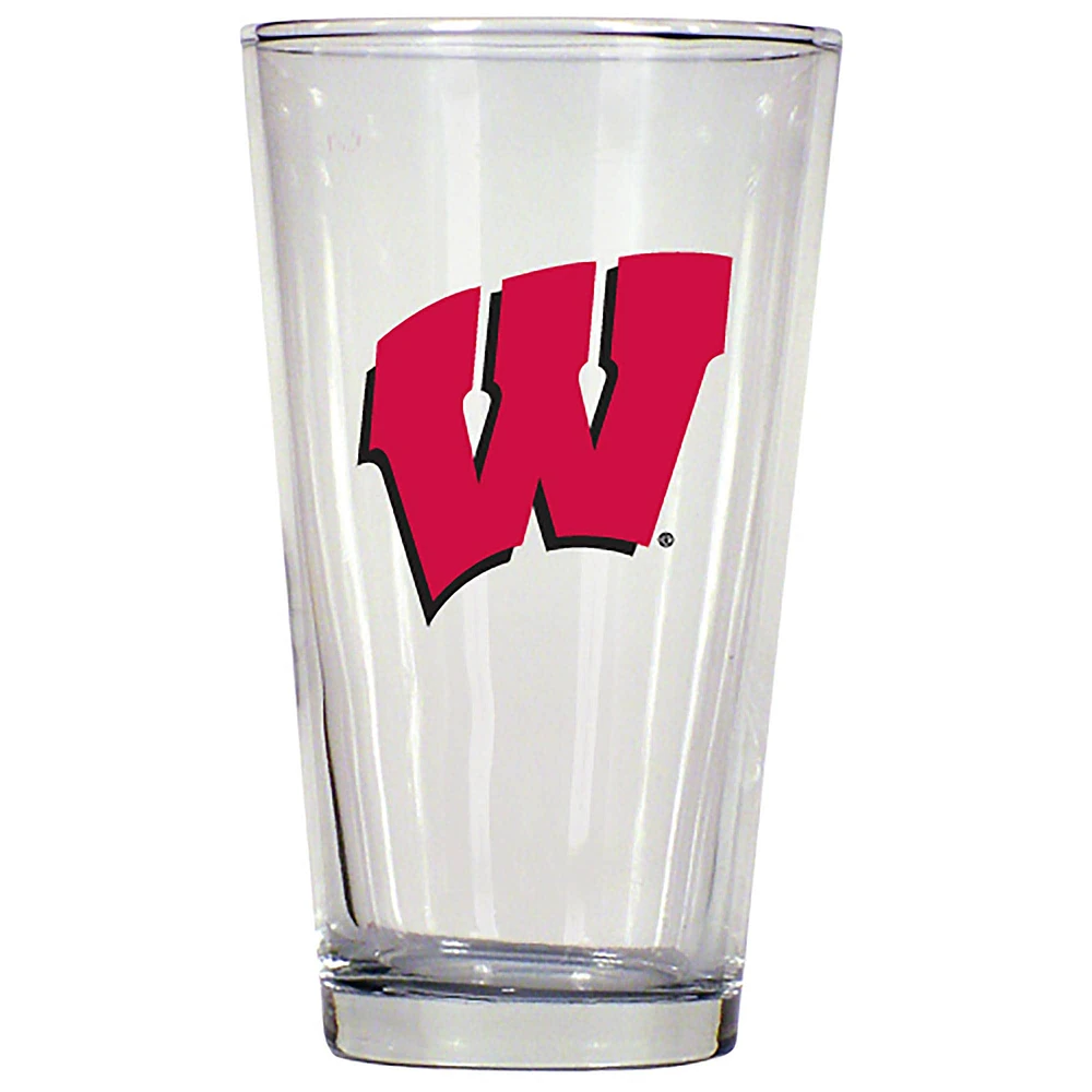 Blaireaux du Wisconsin 16 oz. Verre à mélange