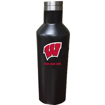 Wisconsin Badgers 17oz. Personalized Stainless Steel Infinity Bottle