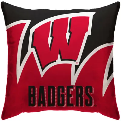 Wisconsin Badgers 18'' x 18'' Splash Décor Pillow